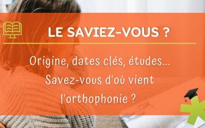 D’où vient l’orthophonie ?