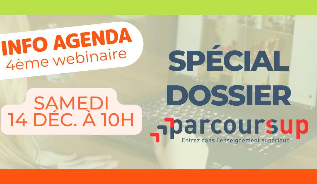 Webinaire spécial dossier Parcoursup