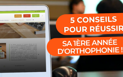 5 conseils pour réussir sa première année d’orthophonie