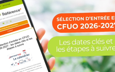 Sélection d’entrée en CFUO 2026-2027 : les dates clés et les étapes à suivre
